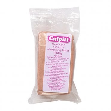 Rose Gold Sugar Modelling Paste use for Flowers, Moulds & Figures 100g