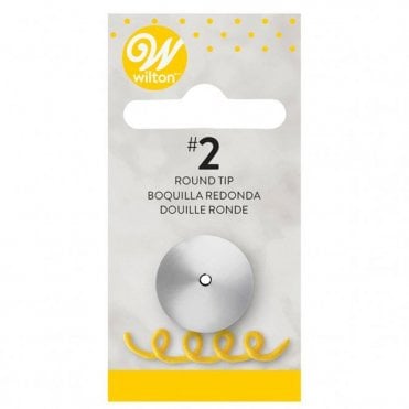 Round Carded Decorating Tip - #002