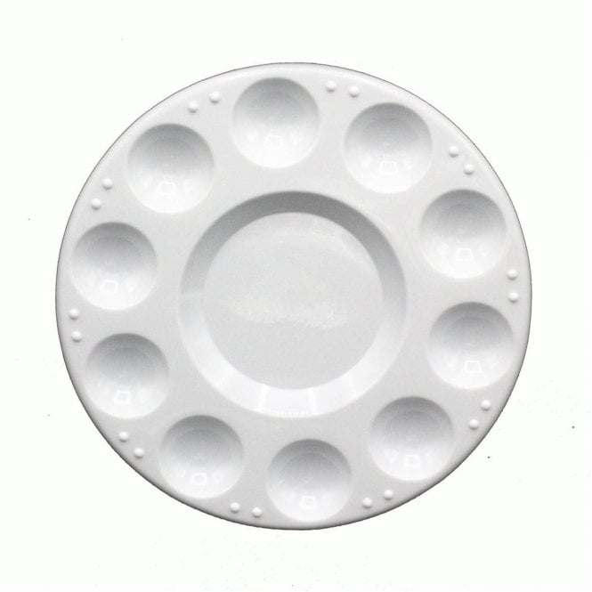 Royal Brush Large 10-Well Round Mixing Palette
