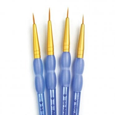 Royal CC Golden Taklon Detail Artist Brush Set