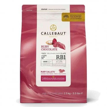 Ruby Chocolate Chips (callets)
