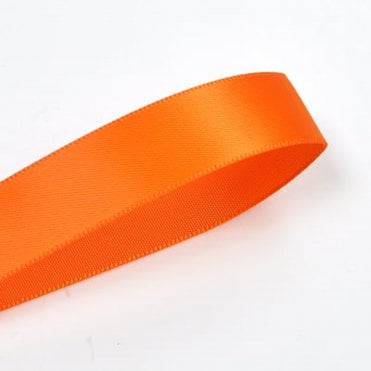 Russet Orange Double-Faced Satin Ribbon - 10mm