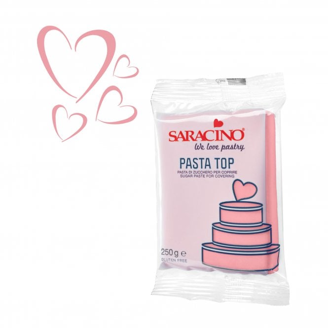 Saracino Pink (Rose) - Pasta Top Sugarpaste 250g Best Before Date: 9/30/2025