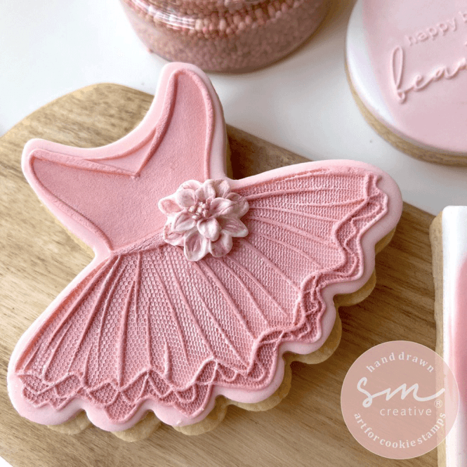 Sarah Maddison Ballet Tutu Large - Cookie Stamp