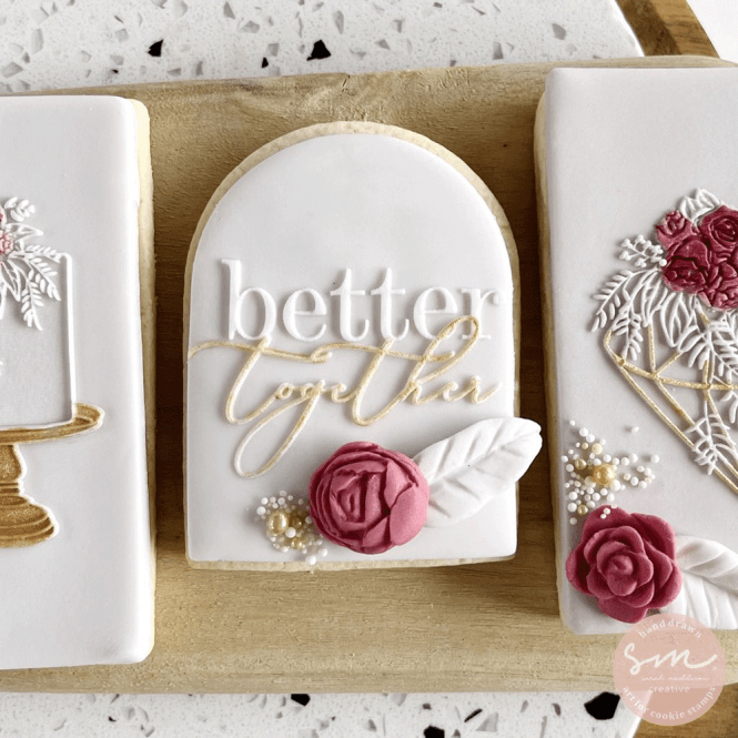 Sarah Maddison Better Together - Cookie Stamp