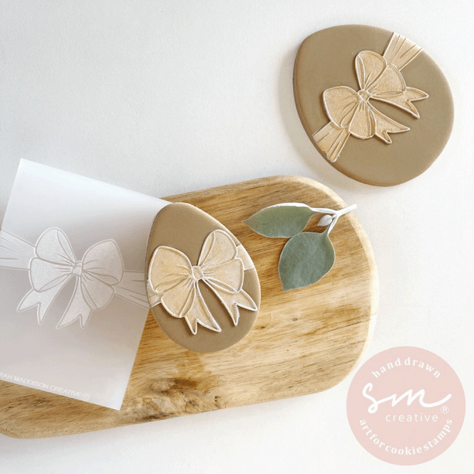 Sarah Maddison Big Bow - Cookie Stamp
