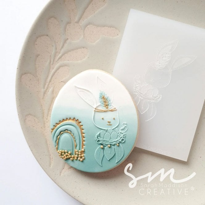 Sarah Maddison Boho Boy Bunny - Cookie Stamp