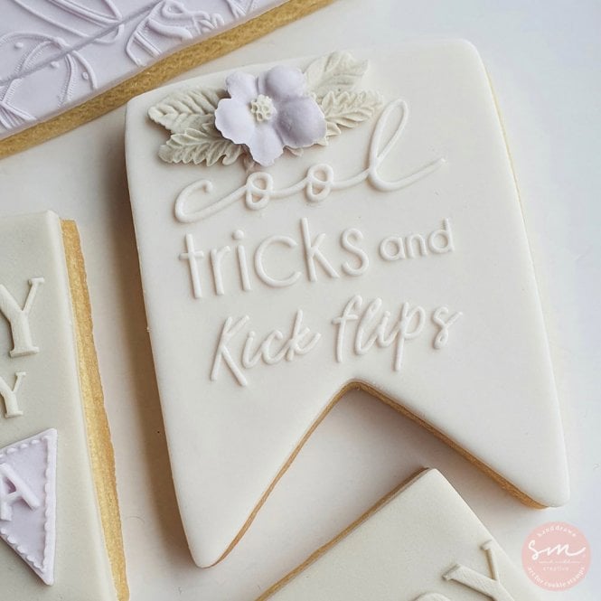 Sarah Maddison Cool Tricks and Kick Flips - Cookie Stamp