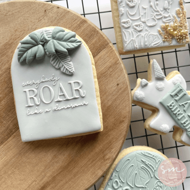 Everybody Roar Like A Dinosaur - Cookie Stamp