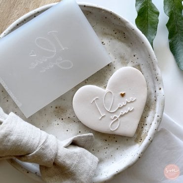 I love you - Cookie Stamp