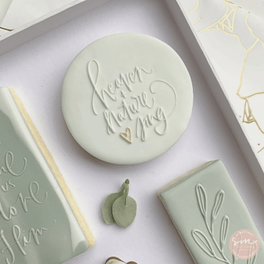 Let Heaven and nature sing - Cookie Stamp
