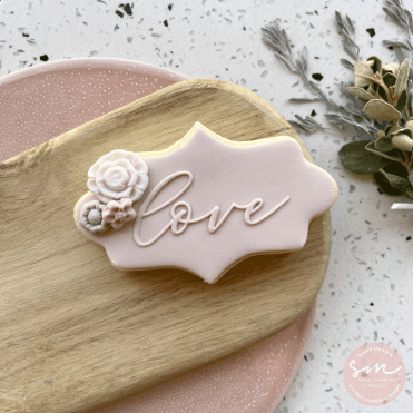 Love Script - Cookie Stamp