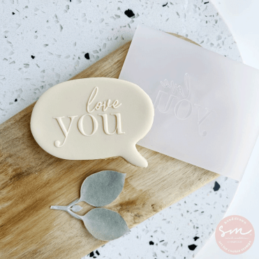 Love you - Cookie Stamp