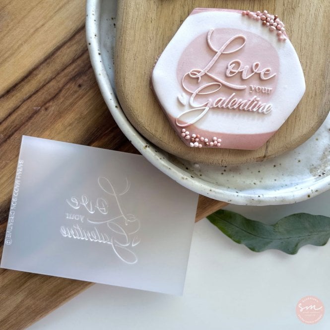 Sarah Maddison Love Your Galentine - Cookie Stamp
