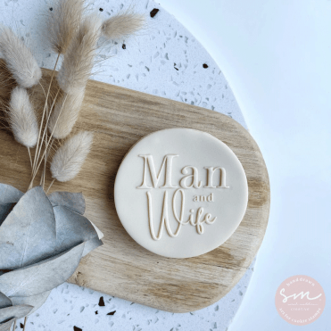 Man and Wife - Cookie Stamp