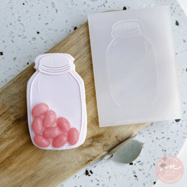 Mason Jar Empty - Cookie Stamp