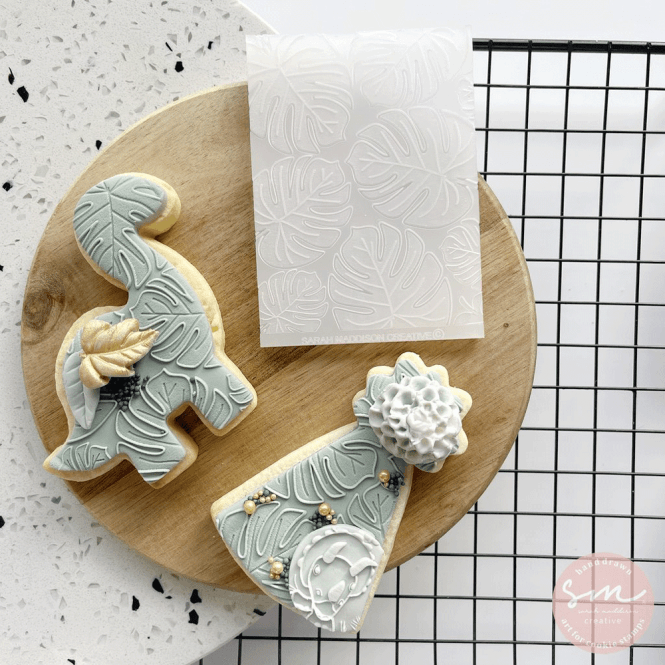 Sarah Maddison Monsterra Pattern - Cookie Stamp
