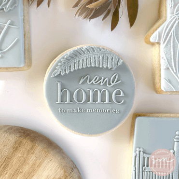 New Home to make memories - Cookie Stamp
