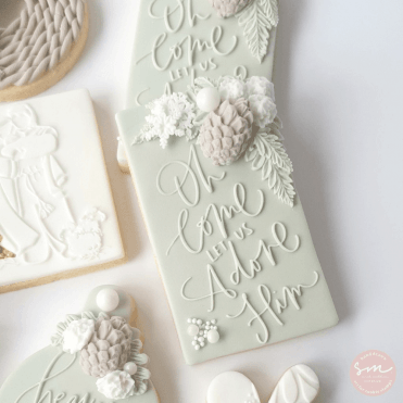 Oh come let us Adore him - Cookie Stamp