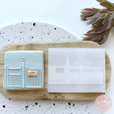 Picket fence - Cookie Stamp