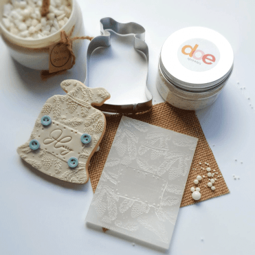 Pine Pattern Present Sack - Cookie Stamp