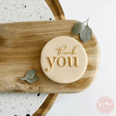 Thank you - Cookie Stamp