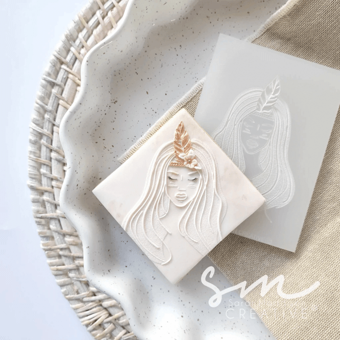 Sarah Maddison Tribal Woman Cookie Stamp
