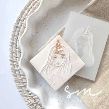 Tribal Woman Cookie Stamp
