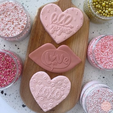 XOXO Kisses and Hugs - Cookie Stamp