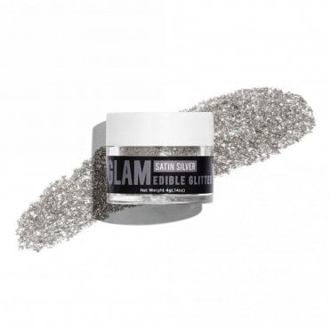 Satin Silver - 100% Edible Deluxe Lustre-Glitter