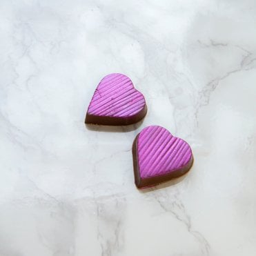 Scratched Heart Symphony Chocolate Mould - 15 Cavity - Simple Chocolate Mould