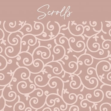 Scrolls Embossing Parchment Sheets - Pack of 6