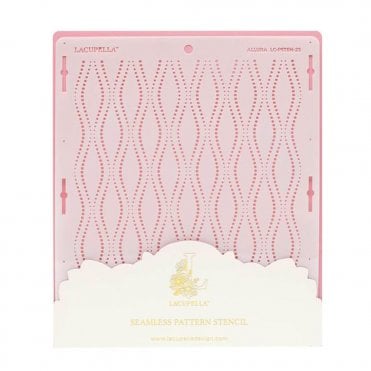 Seamless Pattern Cake Stencil - ALLURA