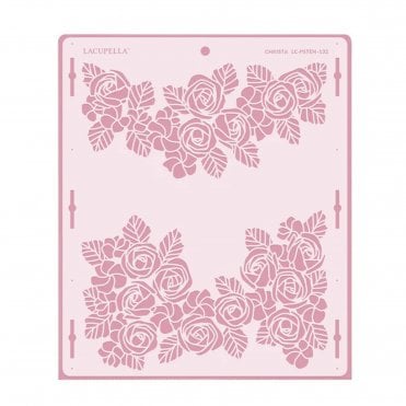 Seamless Pattern Cake Stencil - CHRISTA