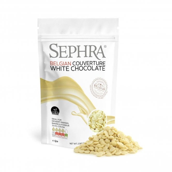 Sephra Belgian Couverture White Chocolate - 907g