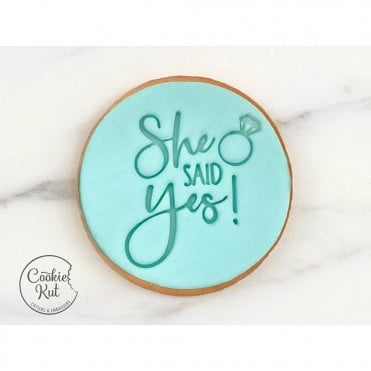 She Said Yes - Embosser Stamp