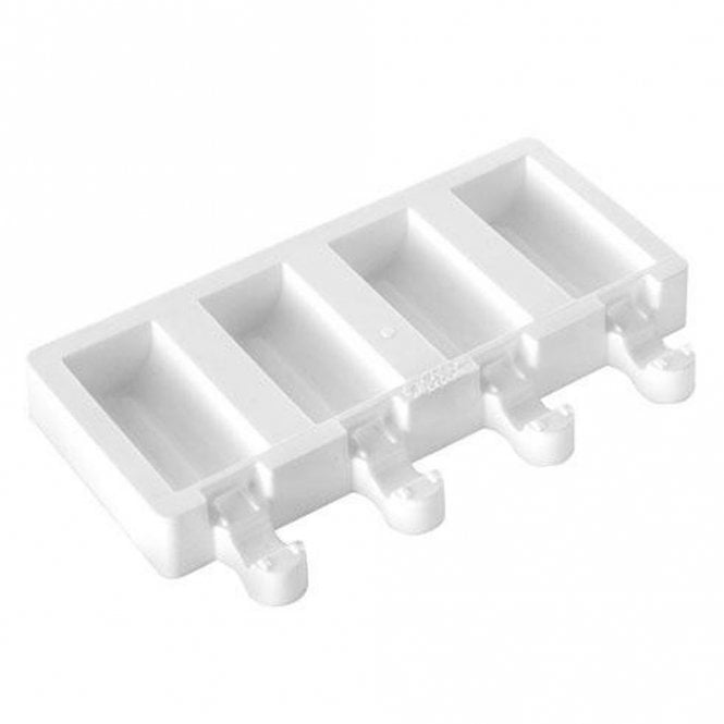 Silikomart Mini Chic Ice Cream High Quality Silicone Mould - 4 Cavity - With 50 Wooden Sticks