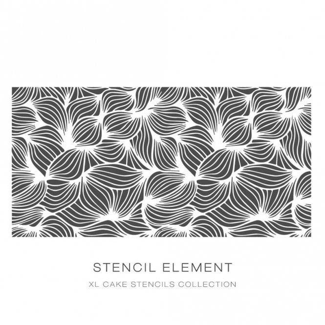 Silvia Favero Element - Double-Barrel Cake Stencil
