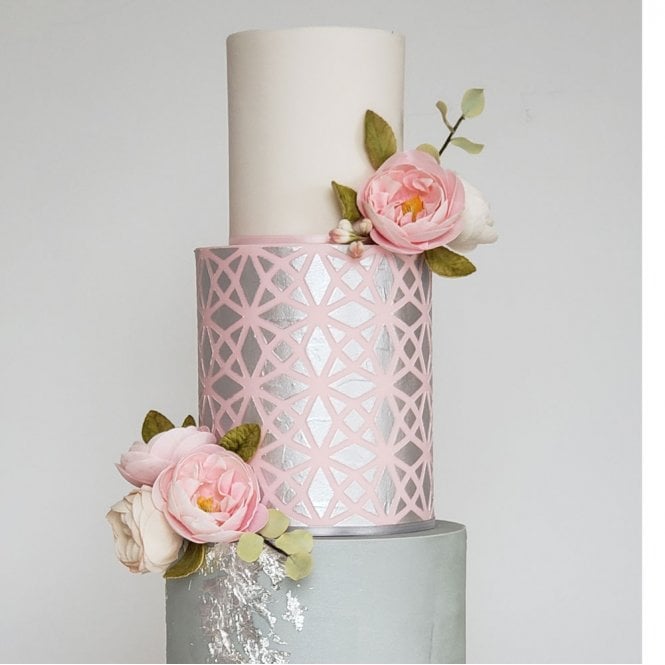 Silvia Favero Gema - Double-Barrel Cake Stencil