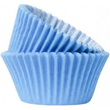 Sky Blue 50 Muffin Cases- Professional Quality Baking Cases