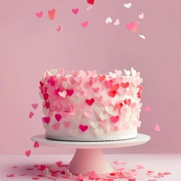 SMALL HEARTS VALENTINE Wafer Decorations (9g)