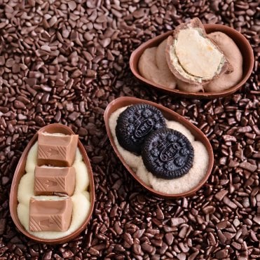 Smooth Egg with Thin Shell – 50g: Special Chocolate Mould 