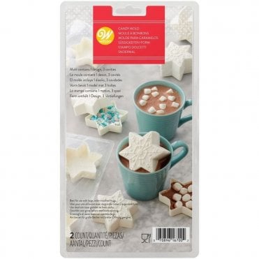 Snowflake 3D Hot Chocolate Candy Mould