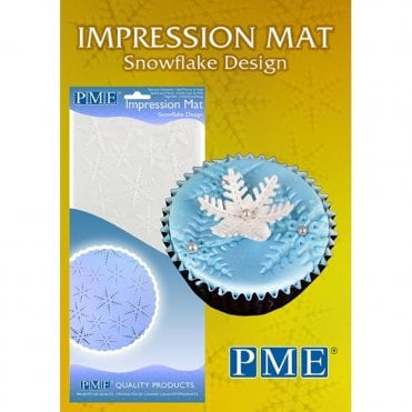 Snowflake Design Impression Mat