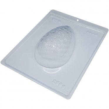 Spiral Textured Egg Marvel Mould - 250g - Special Chocolate Mould