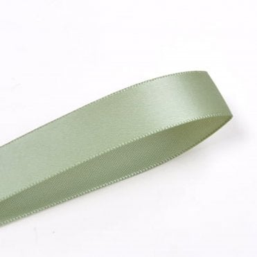 Spring Moss Double-Faced Satin Ribbon - 25mm
