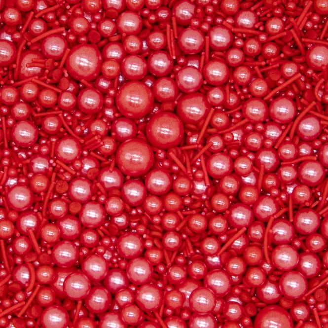 Cherry Bomb Pearls Sprinkles - 80g
