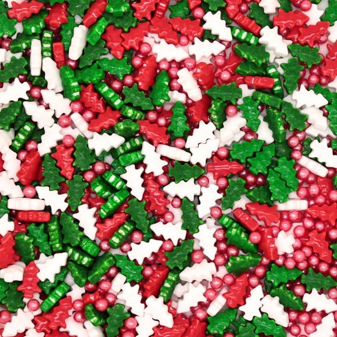 Festive Christmas Tree Sprinkle Mix - 80g