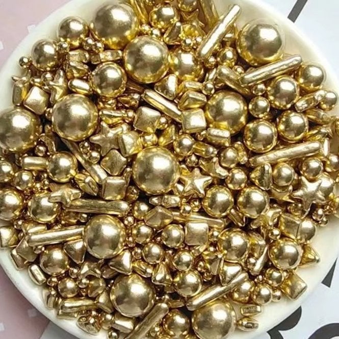 Golden Allsort Sprinkles - 80g