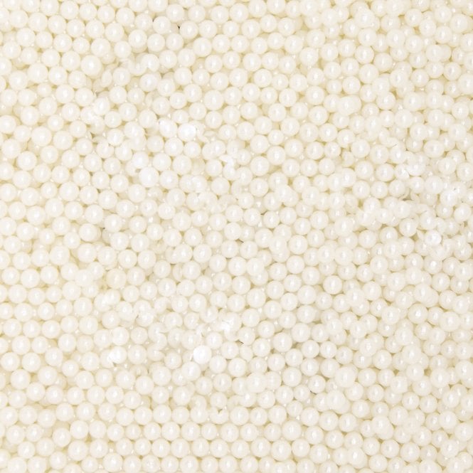 Ivory Shimmer Pearls Sprinkles – 4mm - 80g